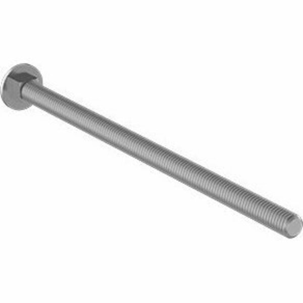 Bsc Preferred Grade 5 Steel Square-Neck Carriage Bolt Medium-Strength Zinc-Plated 3/8-16 Thread Size 7-1/2 Long 90185A238